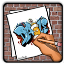 Cómo dibujar graffiti APK