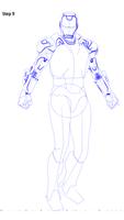 How to Draw Iron Superhero Man स्क्रीनशॉट 3