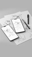 Drawing Tom Cat & Jerry Mouse ภาพหน้าจอ 1