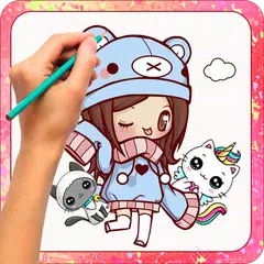 Descargar XAPK de Cómo dibujar kawaii: paso a pa