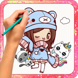 Comment dessiner kawaii icône