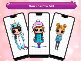 برنامه‌نما How To Draw A Girl عکس از صفحه