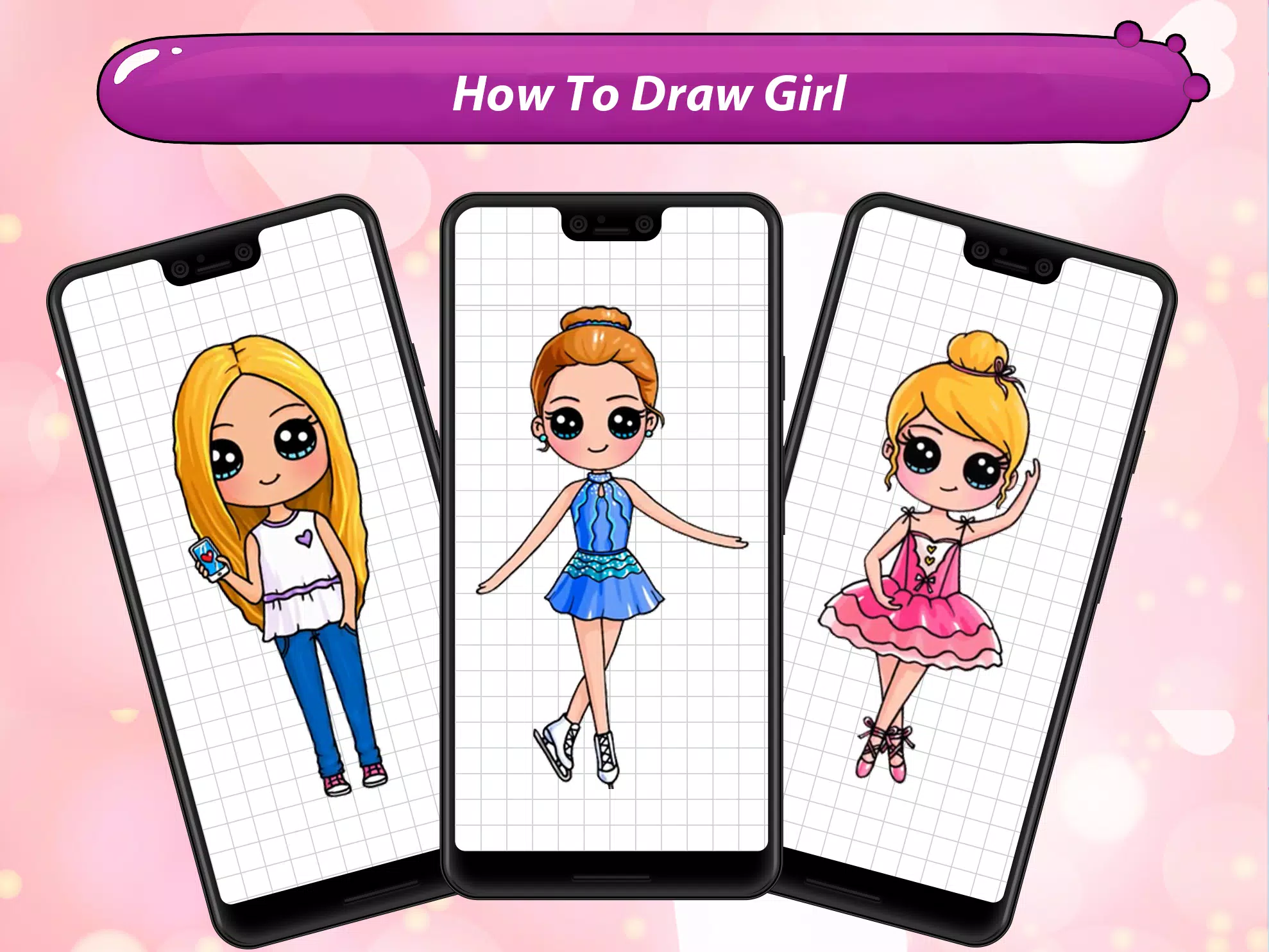 How To Draw A Girl Step By Step 👧 Girl Drawing Easy 
