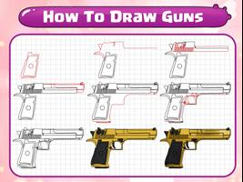 Poster Come disegnare pistole