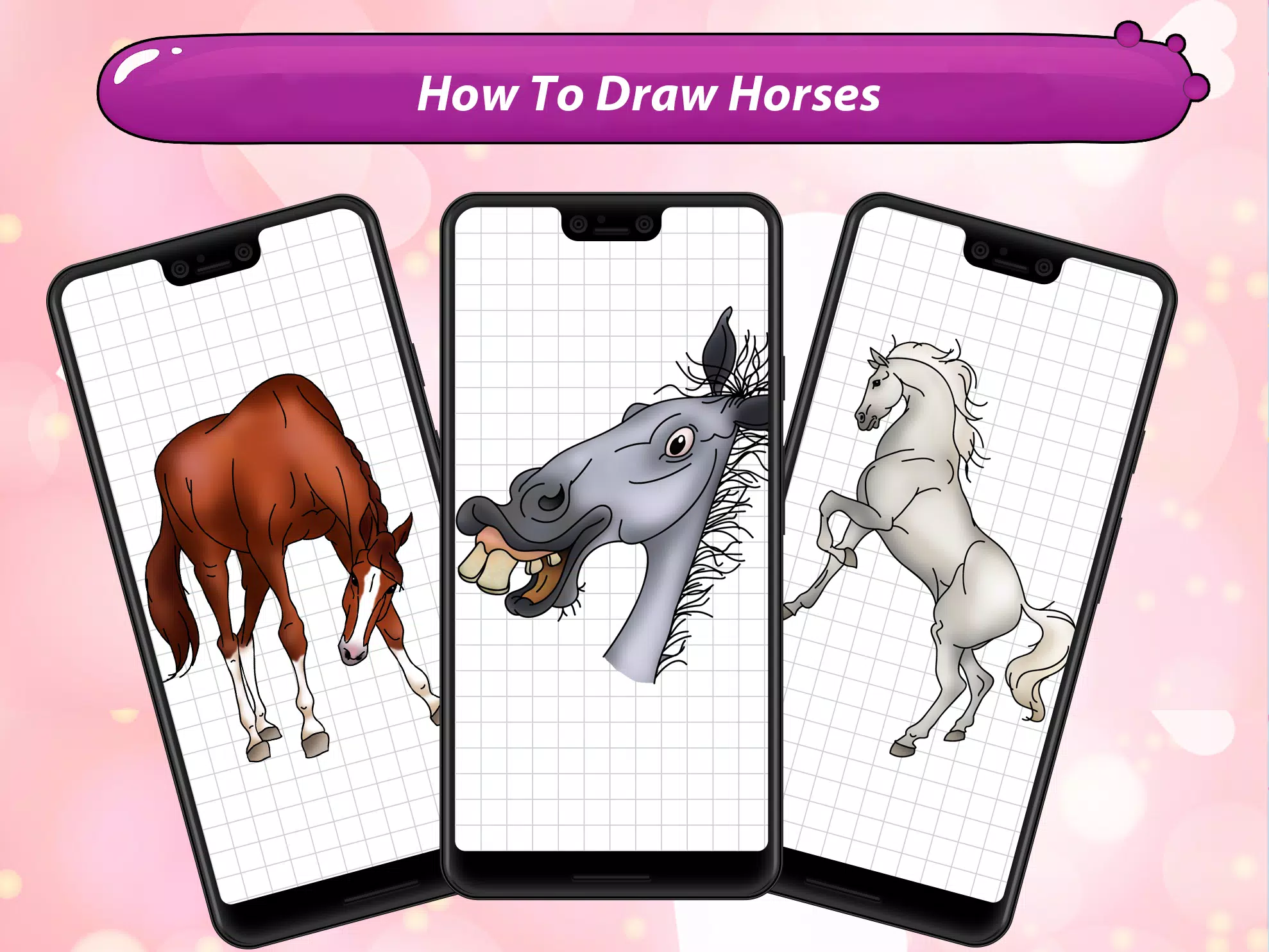 Passo a passo para desenhar um tutorial de desenho de cavalo uma aula de  desenho de cavalo para crianças