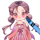 How to draw cute Girls biểu tượng