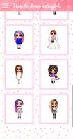 How to draw cute Girls ảnh chụp màn hình 2
