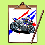 Icona Disegna facilmente la moto