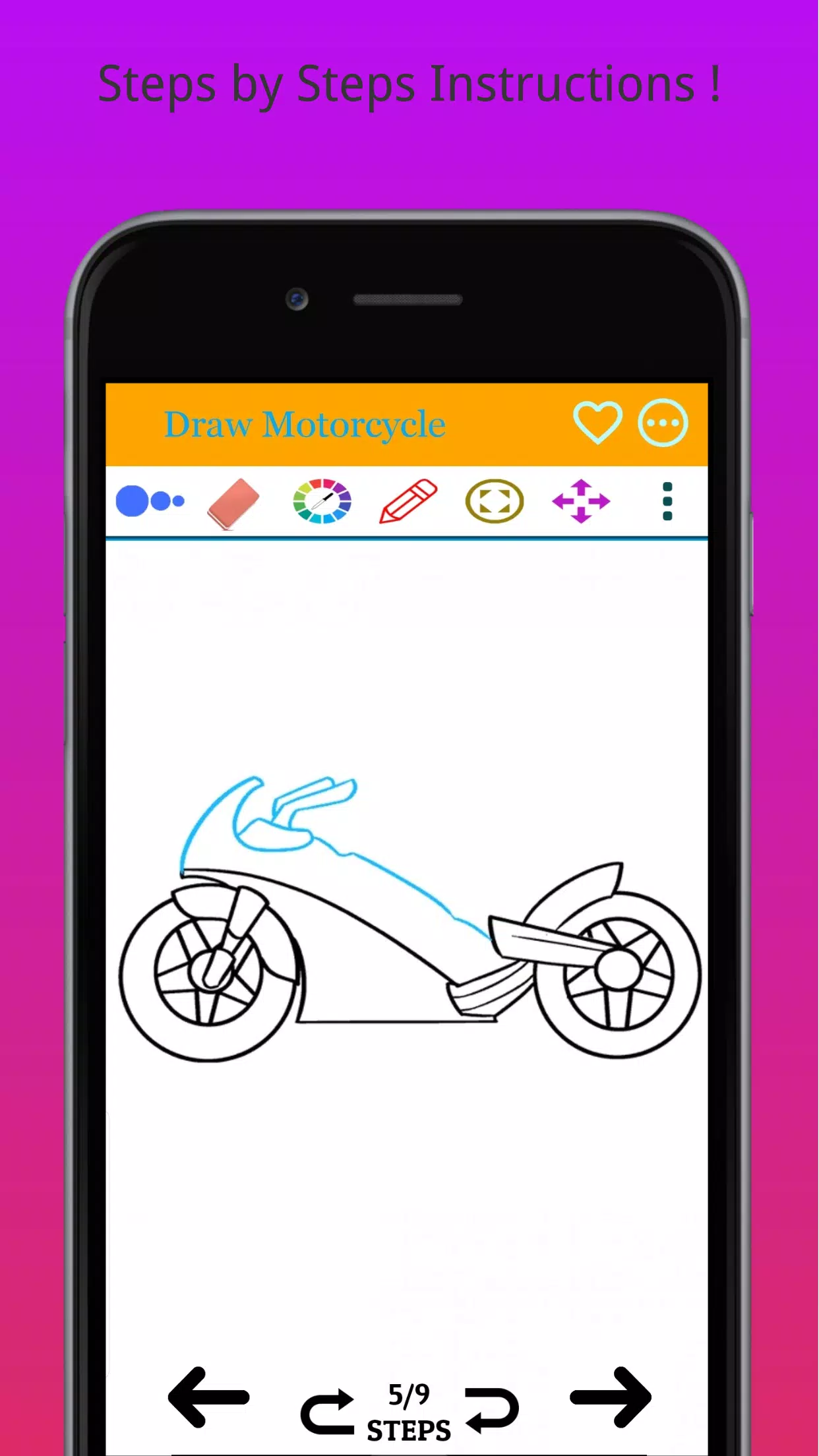Comment dessiner une moto APK pour Android Télécharger