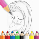 How to draw pony icône