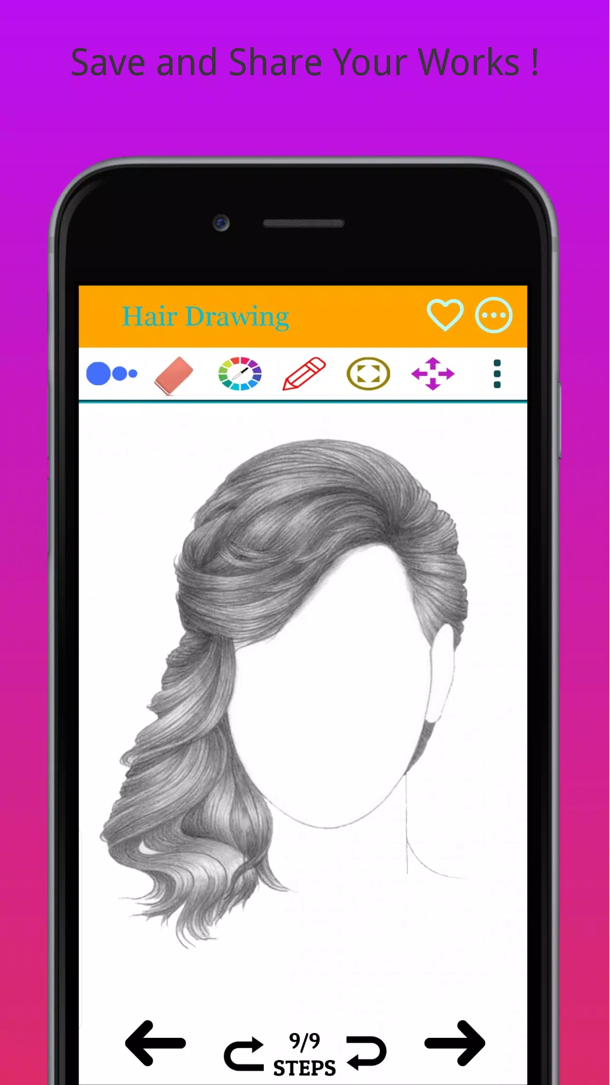 Download do APK de Como desenhar cabelos realistas para Android