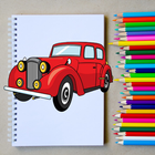 Desenhar Carro Clássico ícone