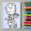 かわいいスーパーヒーローを段階的に描く方法 APK