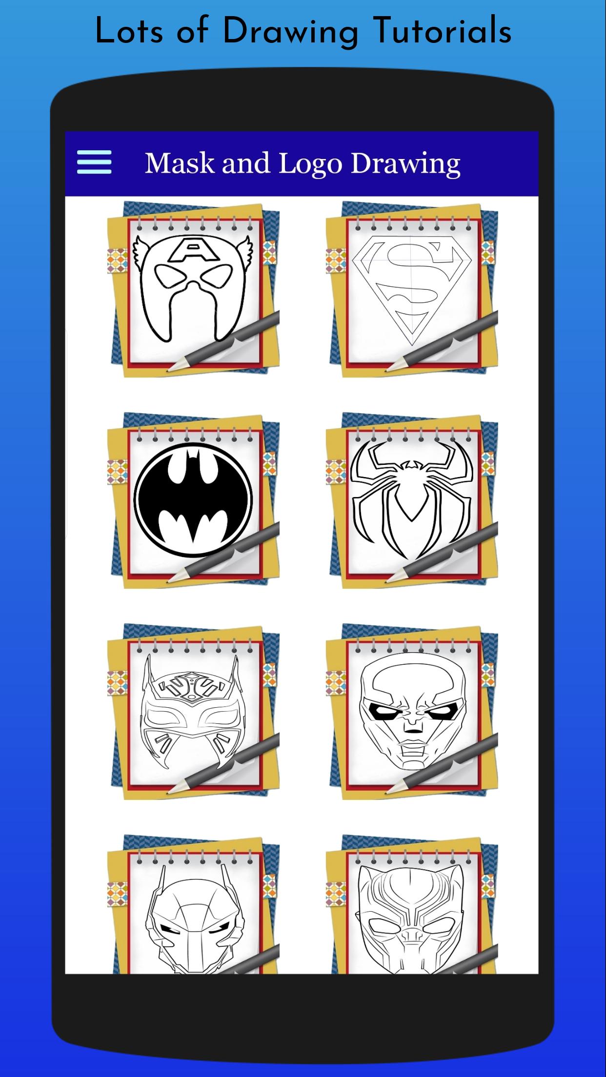 Android 用の スーパーヒーローのマスクとロゴの作り方 Apk をダウンロード