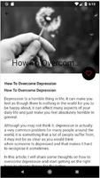 How To Overcome Depression, De captura de pantalla 1