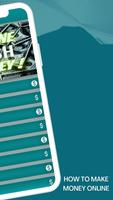 how to make money online الملصق