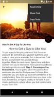 How To Make A Boy Like You - How to Flirt With Guy скриншот 3