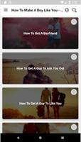 How To Make A Boy Like You - How to Flirt With Guy постер