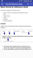 Harvard Reference Style Guide capture d'écran 2