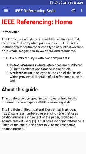 IEEE Reference Style Guide APK for Android Download