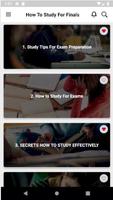 How to Study for Finals (Study постер