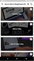 How to Start A Blog(Create A B Affiche
