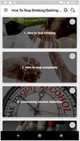 How To Stop Drinking(Quitting Alcohol) Poster