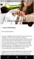 How To Stop Drinking(Quitting Alcohol) captura de pantalla 1