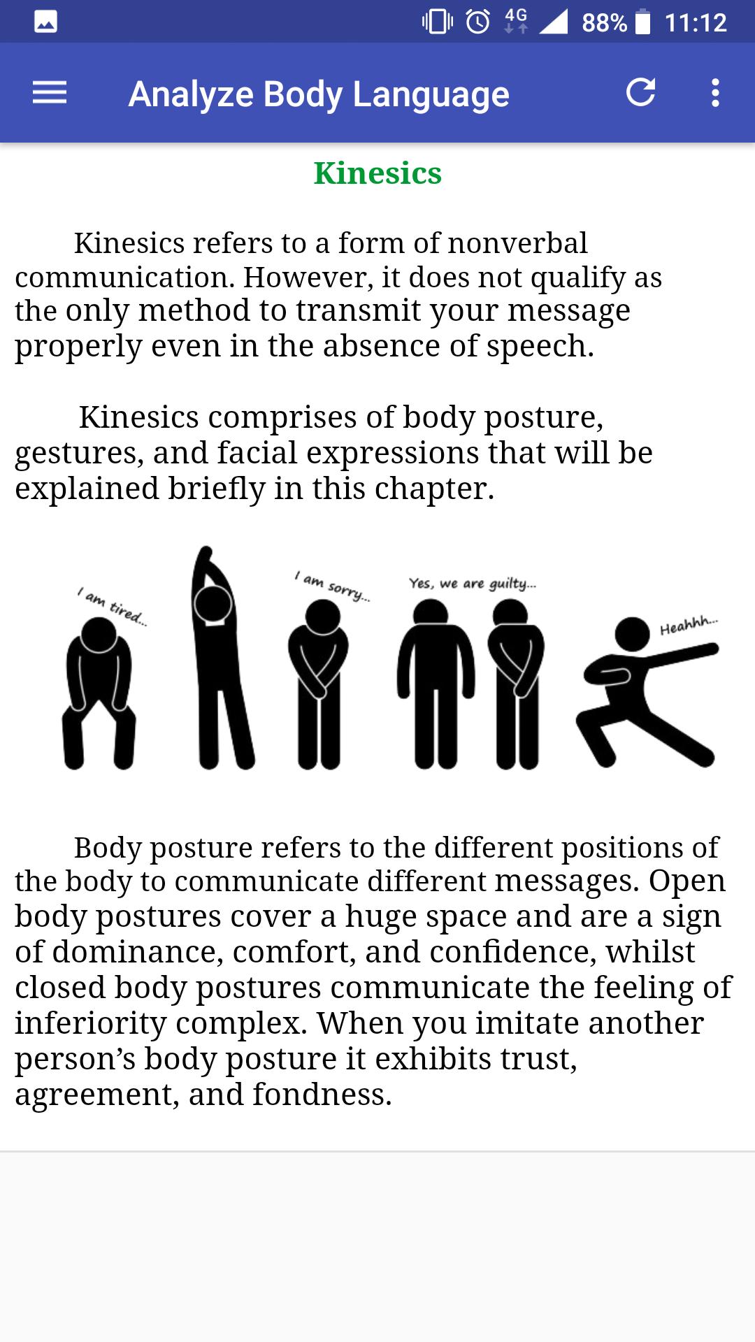 Language open body Body Language