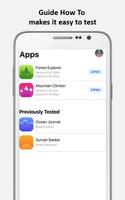 how to test devices iOS Cartaz