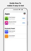 how to test devices iOS poster