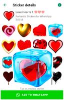 Romantic stickers for WhatsApp capture d'écran 1