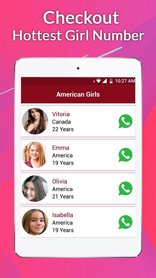 Girls Phone Number स्क्रीनशॉट 4.