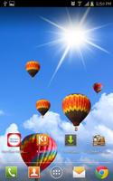 برنامه‌نما Hot Air Balloon Live Wallpaper عکس از صفحه