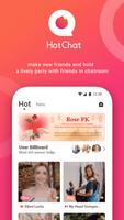 Hotchat- Chatting& Make new friends پوسٹر