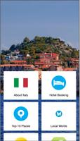 Italy Hotel Booking Affiche