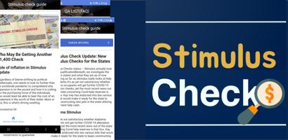Stimulus check guide Affiche