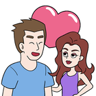 Draw Love Story icône