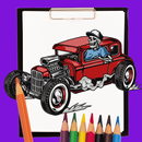สมุดระบายสีรถ Hotrod APK
