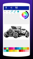 Hotrod Car Coloring Book capture d'écran 3