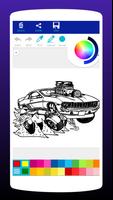 Hotrod Car Coloring Book capture d'écran 1