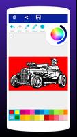 Hotrod Car Coloring Book capture d'écran 2