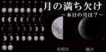 月の満ち欠け〜本日の月は？〜