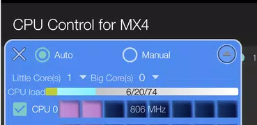 CPU Control for MX4