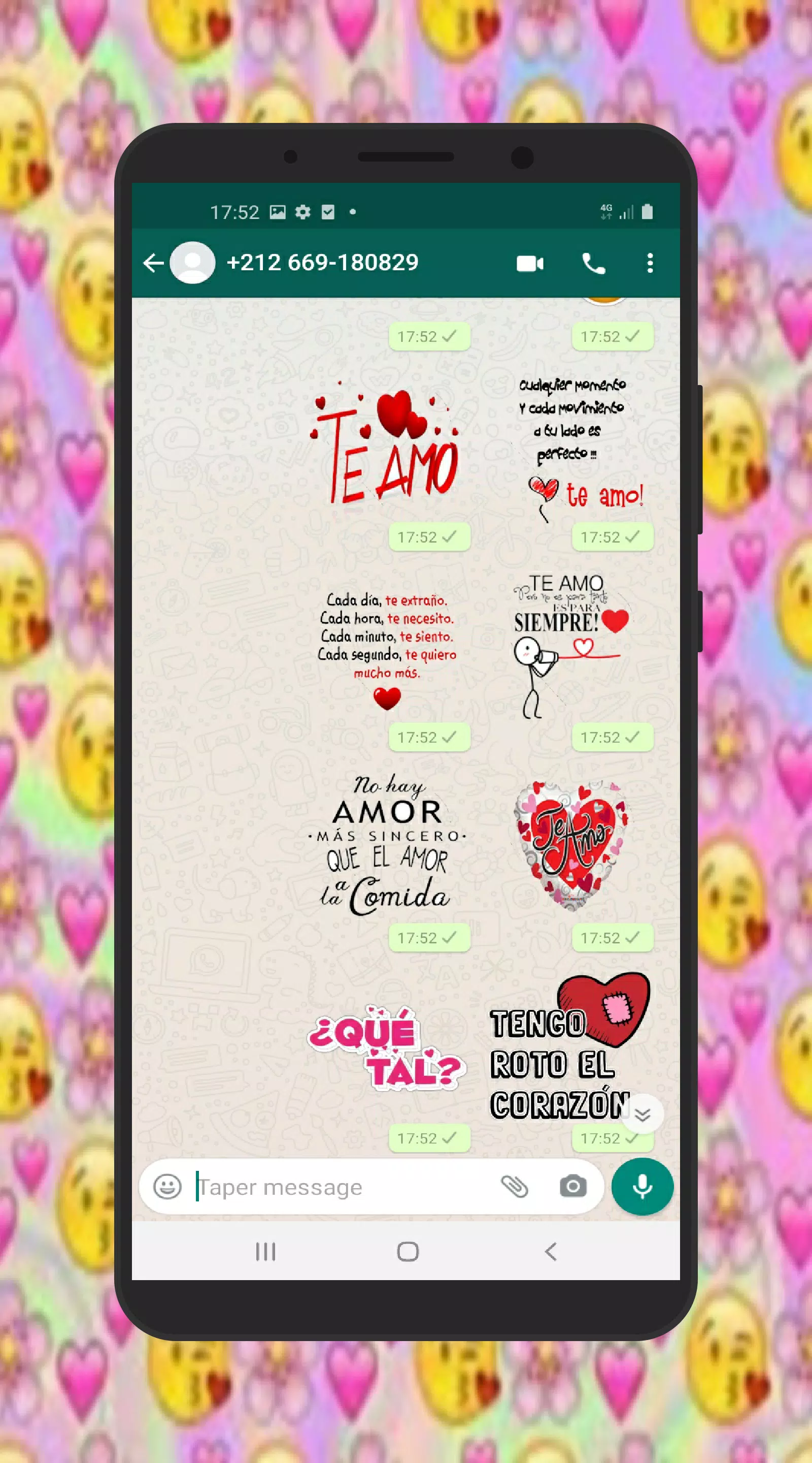 Descarga de APK de Stickers romanticos y frases de amor para WhatsApp para Android Descarga de APK de Stickers romanticos y frases de amor para WhatsApp para Android