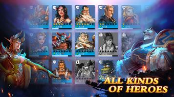 Age of warriors: dragon battle & auto chess - RPG পোস্টার