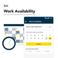 HourlyBee Workers - Last min,  اسکرین شاٹ 1