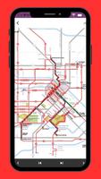 Houston Metro Map 2023 poster