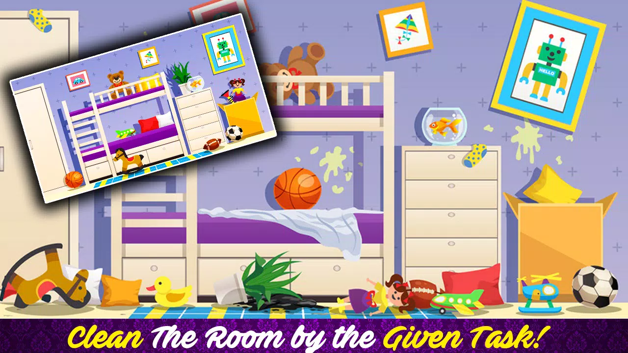 Barbie Full House Cleaning Games