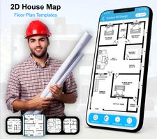 Pelan Reka Bentuk Rumah 3D poster